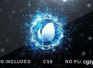 AE模板-华丽粒子线条拖尾旋转碰撞Logo展示 Streak Explosion Logo 免费下载