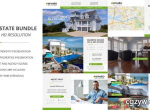 AE模板-公司电子商务项目广告办公室别墅房子酒店网上推广宣传片展示