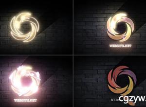 AE模板-路径描边闪烁霓虹灯夜晚LEDLogo展示 Energy Neon Sign 免费下载