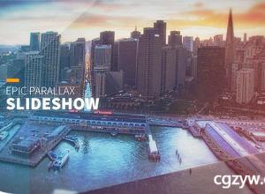 AE模板-大气视差企业产品演示图片展示片头开场 Epic Parallax Slideshow 免费下载