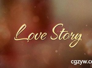 AE模板-复古婚礼家庭回忆爱情相册展示片头 Untold Love Story – Romantic Slideshow 免费下载
