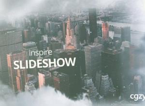 AE模板-优雅史诗企业云层穿梭文字标题图片视频宣传片头 Inspired by the Sky 免费下载