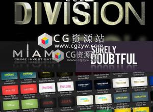 FCPX插件-电影预告片栏目包装3D文字标题宣传字幕ProTrailer Prime Time