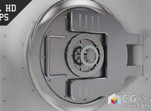 AE模板-金库保险柜开门动画 The Vault Safe Intro 免费下载