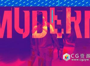 AE模板-现代化时尚栏目包装多彩图形文字转场图片视频开场 Good Mood Opener 免费下载