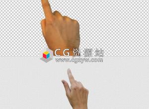 视频素材-33组实拍手指点击滑动缩放带通道高清素材