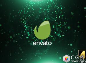 AE模板-标志介绍粒子线条拖尾汇聚碰撞Logo展示 Particle Wave Logo 免费下载