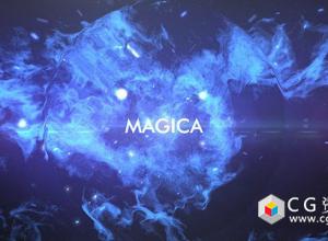AE模板-公司企业介绍能量粒子爆炸Logo展示 Magica 免费下载