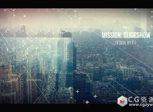 AE模板-企业商务宣传视频科技感图片视频展示 Mission – Slideshow 免费下载