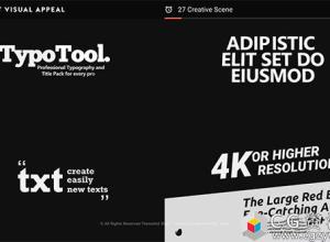 AE模板-动态文字标题排版动画 Kinetic Typography Worldwide 免费下载