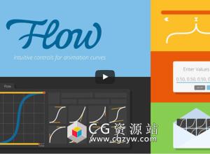 AE脚本-关键帧缓入缓出曲线调节脚本 AEscripts Flow 1.2.1 + 使用教程 WinMac版