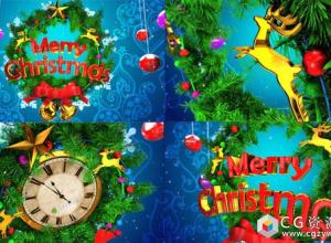 AE模板-3D圣诞节开场倒计时 Christmas Opener & Countdown 免费下载