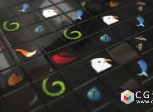 AE模板-E3D三维方块反射翻转Logo展示 Cube Logo Animation 2 免费下载