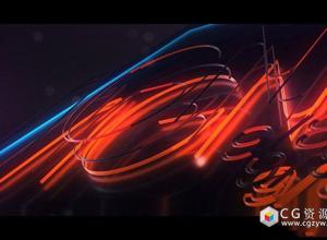 AE模板-4K E3D三维霓虹灯霓虹灯描边Logo展示 E3D Sign