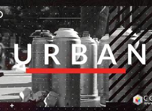 AE模板-动感时尚毛刺数字失真画面分屏视频包装 Inside the Night Package