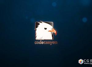 AE模板-路径描边闪烁Logo展示 Logo Reveal  免费下载