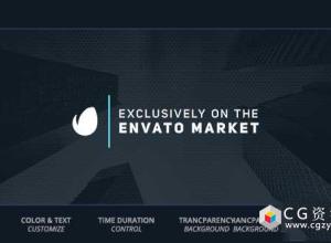 AE模板-优雅简洁字幕条文字标题动画 Elegant Titles 免费下载