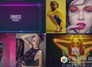 AE模板-时尚杂志旅游美食体育运动图片开场宣传片 Fashion Magazine Opener&Promo