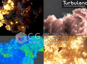 C4D流体模拟插件 Jawset TurbulenceFD C4D v1.0 Build 1435 R14-R19 Win64