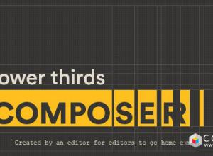 AE脚本-生成文字标题字幕条动画Lower Thirds Composer v1.0 免费下载