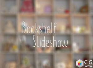 AE模板-温馨浪漫婚礼生日照片书架幻灯片展示 Bookshelf Slideshow - Photo Gallery 免费下载