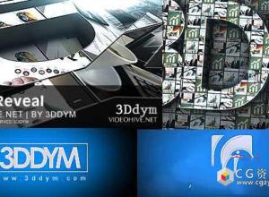 AE模板-电影片头图片视频快速切换三维标志Logo开场 Corporate Logo Reveal 免费下载