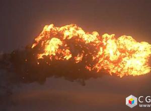 AE模板-火焰烟雾燃烧揭示标志动画Logo文字展示 Firestorm Reveal III 免费下载