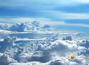 实拍蓝天白云高空云层视频素材 Flying Above the Clouds 3 免费下载