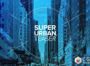 AE模板-体育健身游戏事件城市记录宣传片展示片头 Super Urban Teaser
