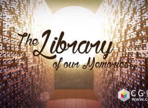 AE模板-E3D柜子回忆结婚纪念回忆复古相册展示片头The Library of our Memories Slideshow 免费下载