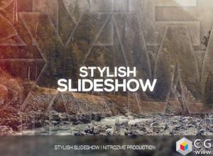 AE模板-时尚幻灯片优雅史诗三维视差企业产品演示标题Stylish Slideshow 免费下载