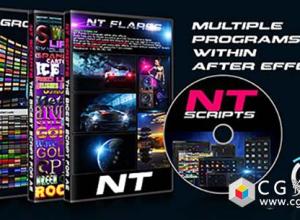AE脚本-实用功能工具包 NT Scripts + 19集使用教程免费下载