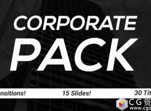 AE模板-50组标题介绍公司企业商务包装宣传片头 50 Corporate Pack 免费下载