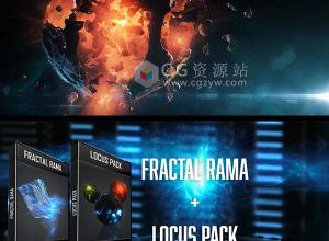 E3D模型包-4K星球爆炸破碎星云雾气模型包+使用教程 Win/Mac