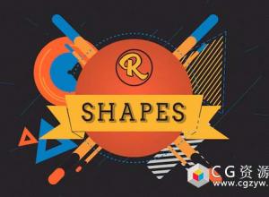AE模板-形状标志MG动画Logo展示 Shape Logo Constructor