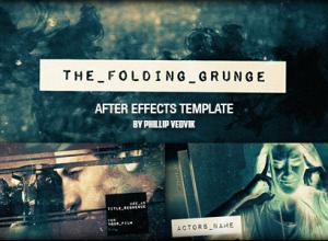 AE模板-复古恐怖电影介绍片头The Folding Grunge 免费下载