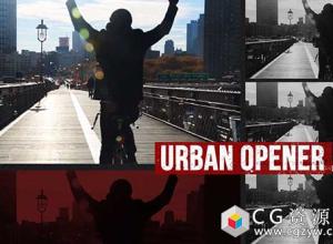 AE模板-复古动态城市宣传展示 Dynamic Urban Opener
