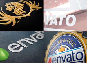 AE模板-企业标志金色质感公司Logo展示 Corporate Logo Pack