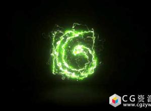 AE模板-大气史诗电流游戏标志Logo动画 Epic Electric Logo Reveal