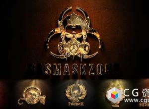 AE模板-电影史诗游戏三维Logo动画展示 Hot Logo Reveal