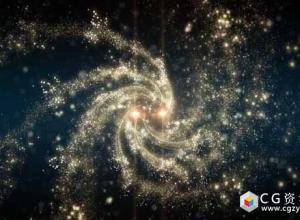 AE模板-4K史诗标志金光闪闪粒子旋转碰撞logo动画Epic Logo Reveal