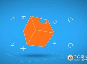 AE模板-扁平化干净动态企业logo动画Flat Logo Reveal