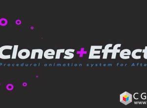 AE脚本-图层克隆切割效果器脚本AEscripts Cloners + Effectors V1.2+使用教程