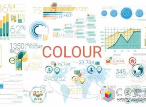 AE模板-30款扁平化商业图表图标数据企业公司宣传mg动画元素