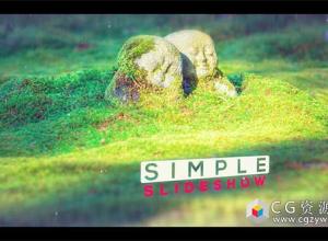 AE模板-简单幻灯片图片展示片头 Simple Slideshow