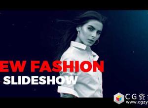 AE模板-时尚复古黑白视频片头包装 Fashion Slideshow