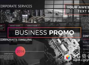 AE模板-企业宣传片商务公司包装Business Promo 免费下载