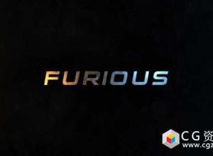 AE模板-E3D50组3D文字电影标题动画 Furious 50 Titles Presets