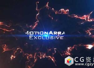 AE模板-震撼大气冲击波字幕标题动画 Pro-titles 34203