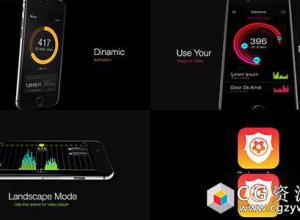 AE模板-三维手机iPromo 应用程序演示APP展示动画 iPromo – App Presentation